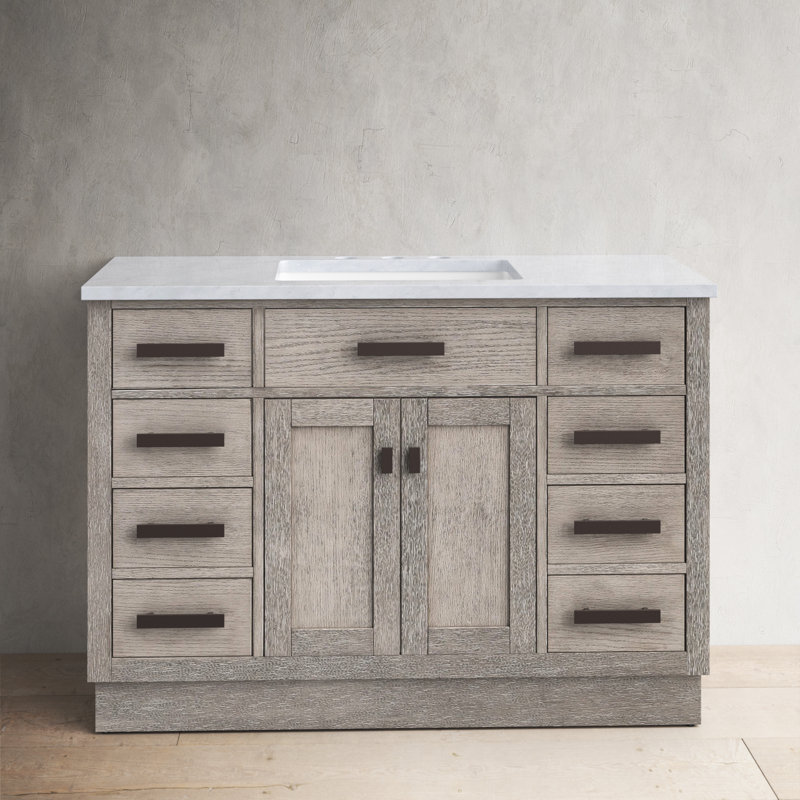 Argenta Chestnut 48" Single Bathroom Vanity Set & Reviews Birch Lane